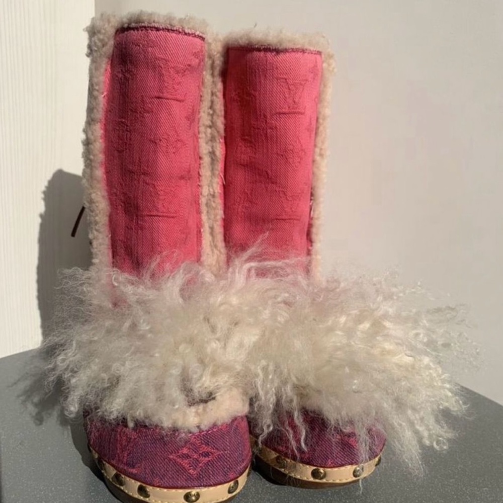 LOUIS VUITTON RARE RUNWAY BOOTIES - Picture 6 of 8